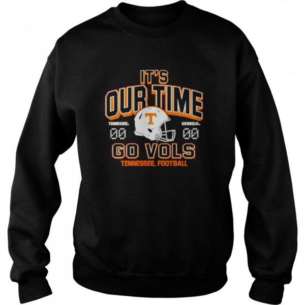 Best it’s our time go Vols Tennessee Volunteers vs Georgia Bulldogs 2022 football matchup shirt