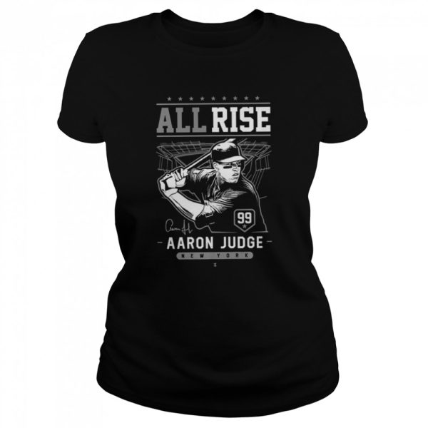 Black And White Design Aaron Judge All Rise Apparel shirt