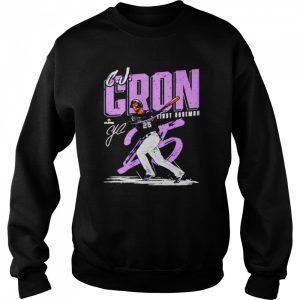 CJ Cron Colorado Chisel Baseball Signatures Shirt 4