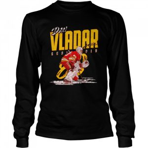 Calgary Flames Dan Vladar goalder signature shirt 3