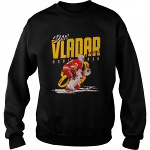 Calgary Flames Dan Vladar goalder signature shirt 4