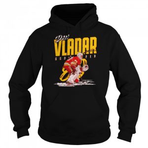 Calgary Flames Dan Vladar goalder signature shirt 5