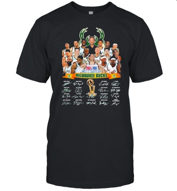 Champions Milwaukee Bucks 2021 NBA Shirt