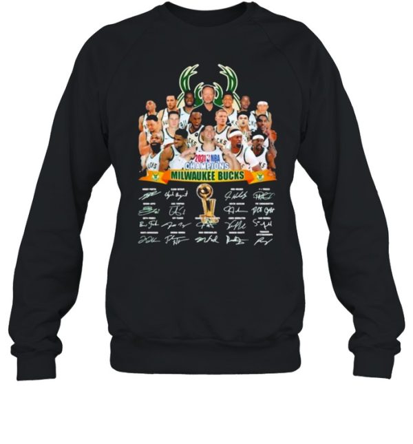 Champions Milwaukee Bucks 2021 NBA Shirt