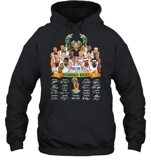 Champions Milwaukee Bucks 2021 NBA Shirt