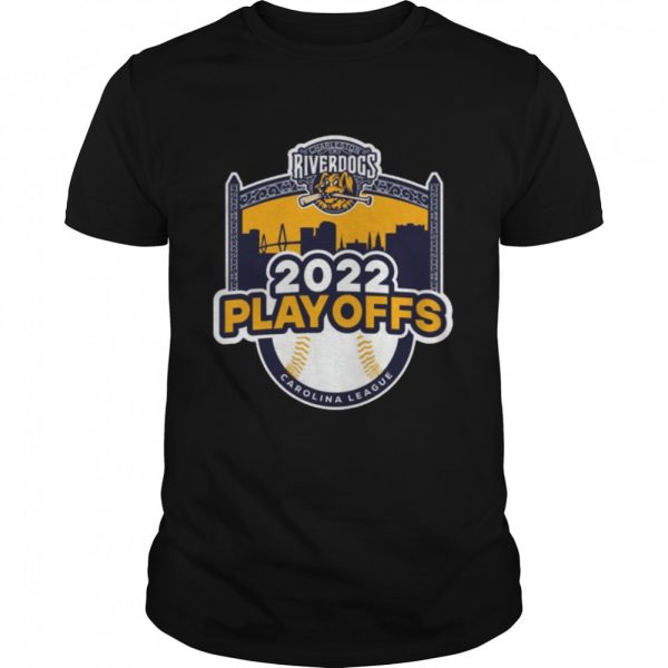 Charleston Riverdogs MLB 2022 Playoff Carolina League shirt