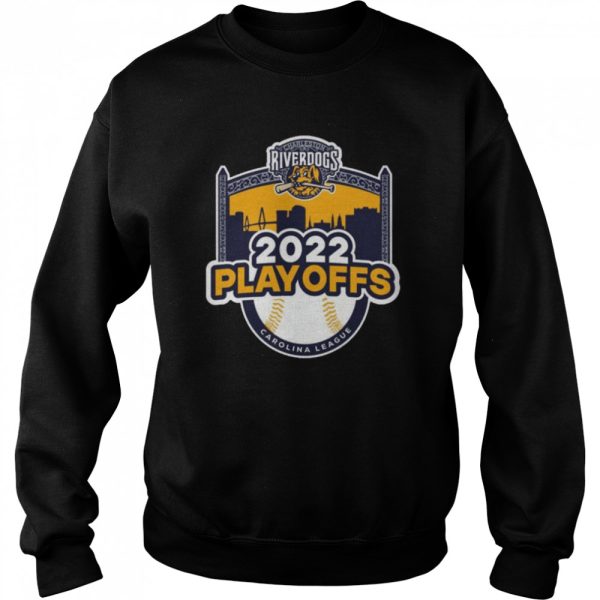 Charleston Riverdogs MLB 2022 Playoff Carolina League shirt