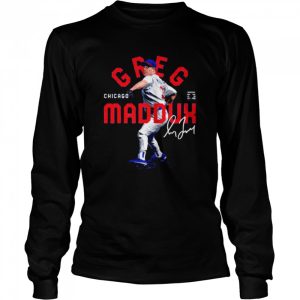 Chicago Cubs Greg Maddux arc signature shirt 3