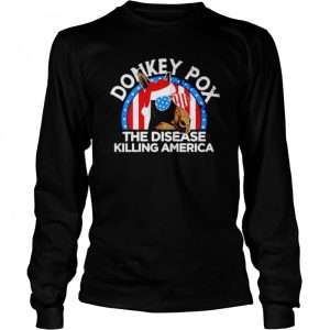 Christmas Donkey Pox the disease killing America shirt 3