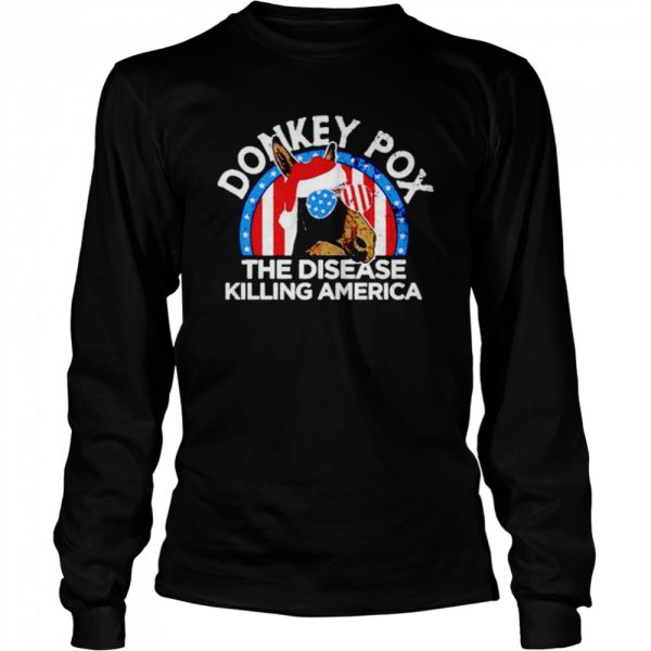 Christmas Donkey Pox the disease killing America shirt