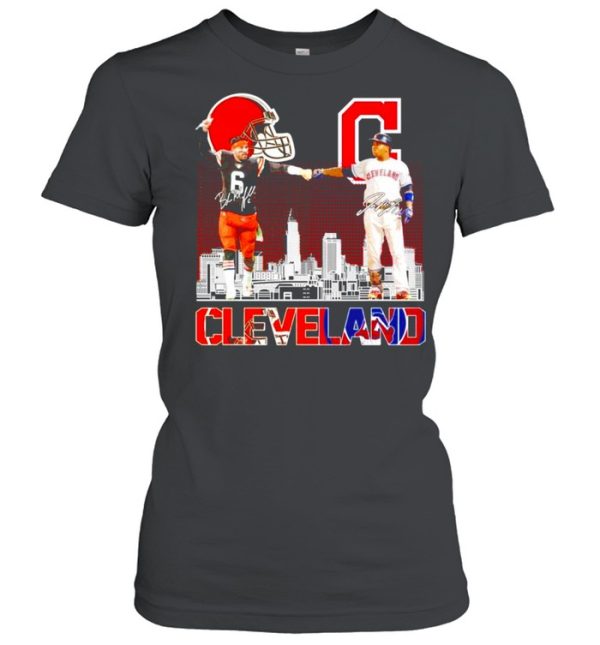 Cleveland Browns vs Cleveland Indians signature shirt