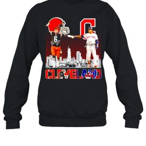 Cleveland Browns vs Cleveland Indians signature shirt 4