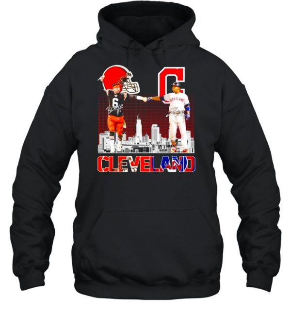 Cleveland Browns vs Cleveland Indians signature shirt