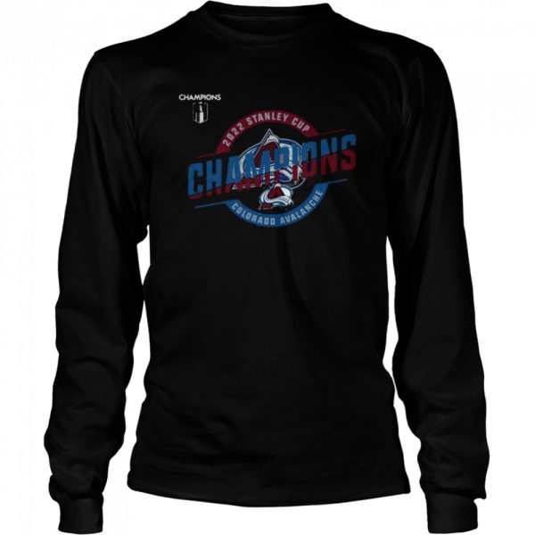 Colorado Avalanche Youth 2022 Stanley Cup Champions Tri-Blend T-Shirt