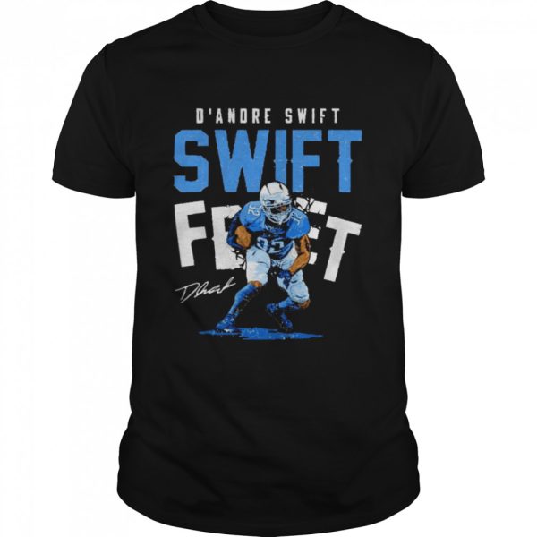 D’andre Swift Detroit Lions Swift Feet signature shirt