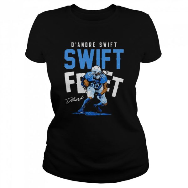 D’andre Swift Detroit Lions Swift Feet signature shirt