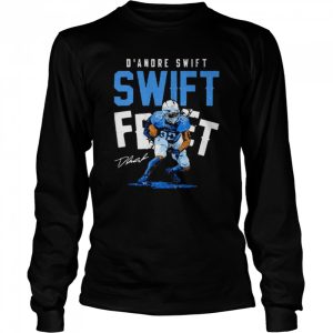 D'andre Swift Detroit Lions Swift Feet signature shirt 3