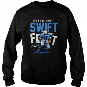 D'andre Swift Detroit Lions Swift Feet signature shirt 4