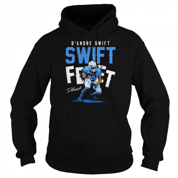 D’andre Swift Detroit Lions Swift Feet signature shirt