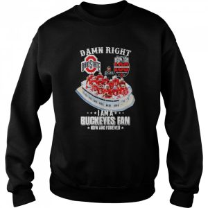 Damn right I am a Buckeys fan now and forever Ohio Stadium 100 years 1922 2022 shirt 4