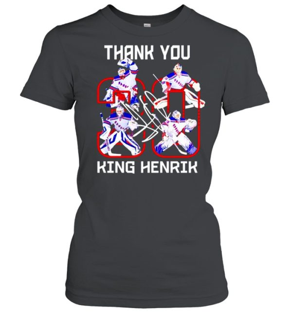 Henrik Lundqvist New York Rangers thank you king shirt