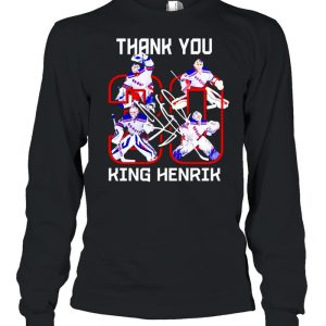 Henrik Lundqvist New York Rangers thank you king shirt 3