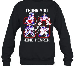 Henrik Lundqvist New York Rangers thank you king shirt 4