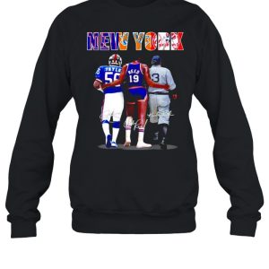 New York Lawrence Taylor Willis Reed Babe Ruth shirt 4