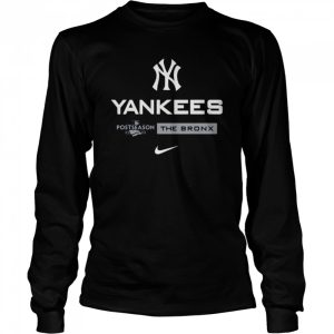 New York Yankees Nike 2022 Postseason Authentic Collection Dugout The Bronx Shirt 3