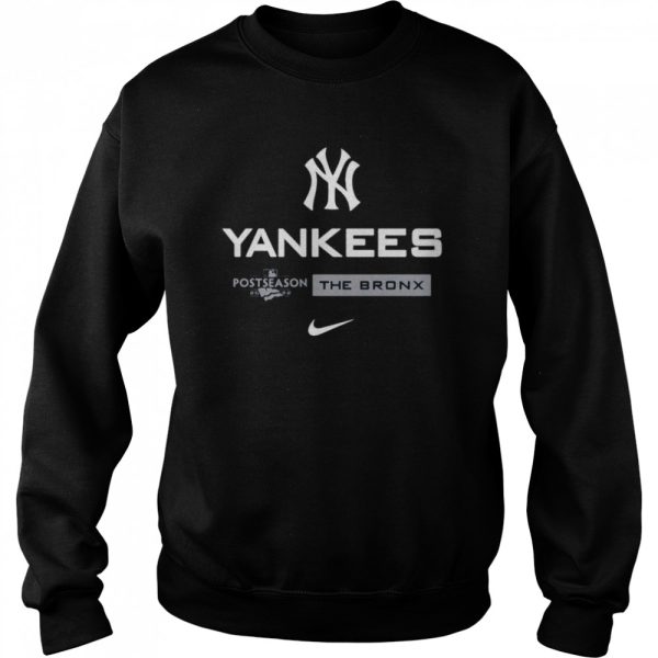 New York Yankees Nike 2022 Postseason Authentic Collection Dugout The Bronx Shirt