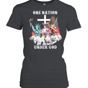 New York Yankees One Nation Under God Signatures Shirt