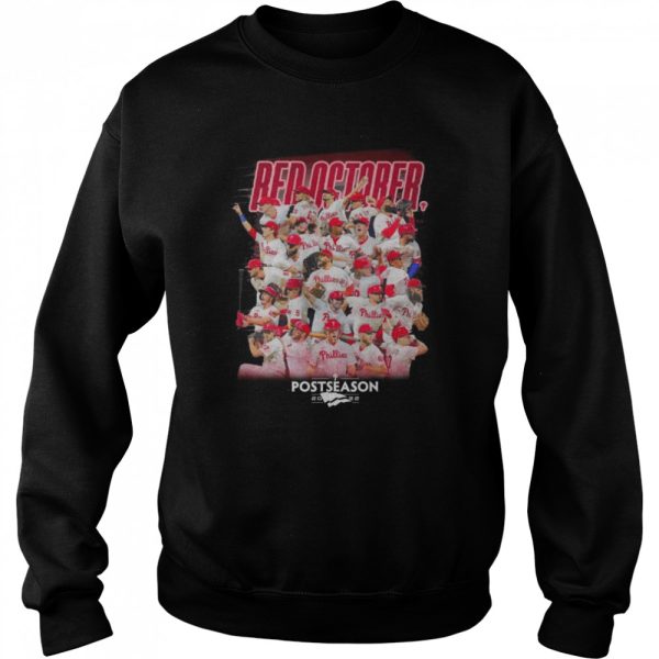 Philadelphia Phillies Red October Postseason 2022 shirt