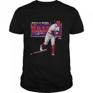 Philadelphia Phillies Rhys Hoskins Rhys and Spike signature shirt