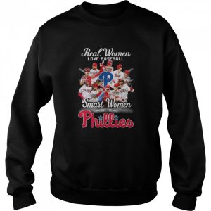 Philadelphia Phillies team real Women love baseball smart Women love the Phillies signatures shirt 4