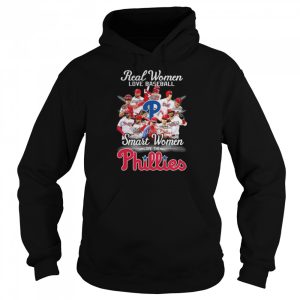 Philadelphia Phillies team real Women love baseball smart Women love the Phillies signatures shirt 5