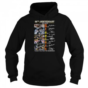 Pittsburgh Steelers 89th anniversary 1933 2022 thank you for the memories signatures shirt 5