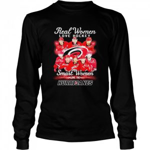 Real Women love Hockey smart Women love the Carolina Hurricanes signatures shirt 3