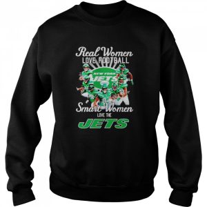 Real women love football smart women love the Jets signatures shirt 4