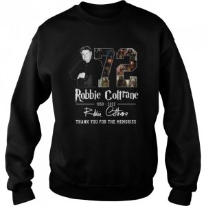 Rip Robbie Coltrane 72 years of 1950 2022 thank you for the memories signatures shirt 4