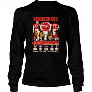 San Francisco 49ers memories Rice and Montana signatures shirt 3