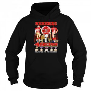 San Francisco 49ers memories Rice and Montana signatures shirt 5