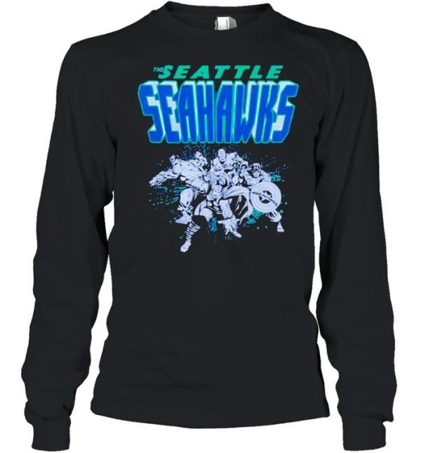 Seattle Seahawks Marvel Avengers shirt