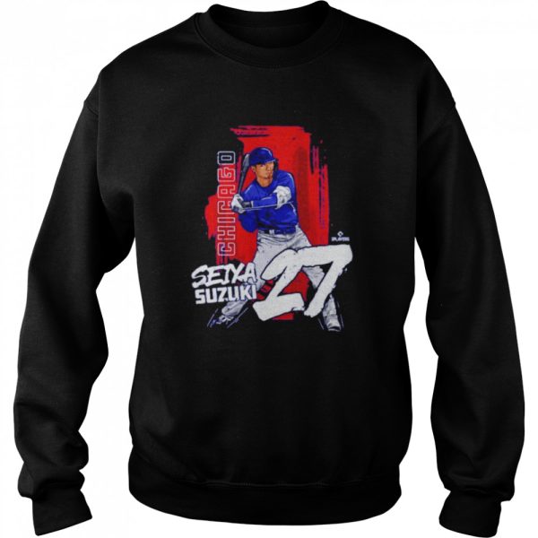 Seiya Suzuki Chicago C State Baseball Shirt