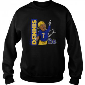 Sirvocea Dennis Pitt Panthers football signature shirt 4