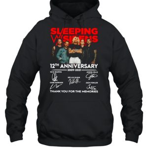 Sleeping Sirens 12th Anniversary 2009 2021 Thank You For The Memories T shirt 5