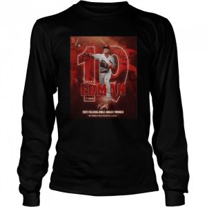 St Louis Cardinals Tommy Edman 1st award 2022 Fielding Bible award Winner signature shirt 3