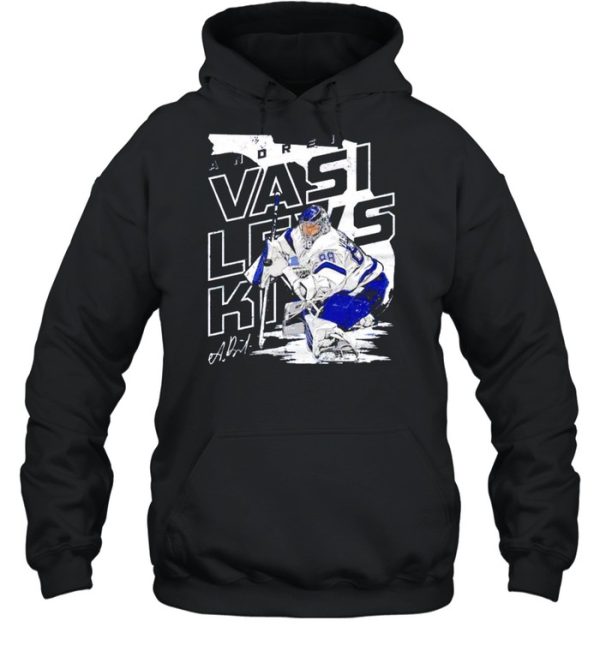 Tampa Bay Lightning Andrei Vasilevskiy player map signature shirt