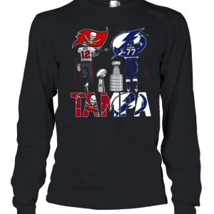 Tampa Sports With Brady Tampa Bay Buccaneers Vs Hedman Tampa Lightning 2021 Cup Champions shirt 3