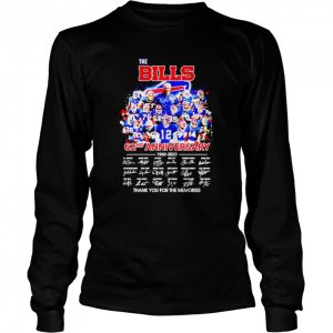 The Bills 62nd Anniversary 1960 2022 thank you for the memories shirt 3