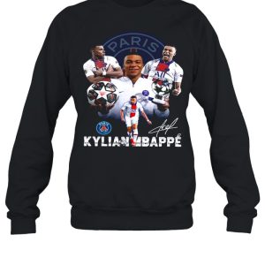 The Kylian Mbappe Paris Saint Germain Mvp For Uefa Champions League 2021 Signatures shirt 4